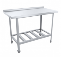 Стол разделочный с бортом 800х700х870(890) мм (0,5 мм AISI 430)