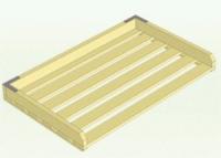 Лоток для хлеба, 740х450х70 мм