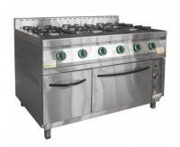 Плита газовая нерж. 1265х850(895)х860(960)
