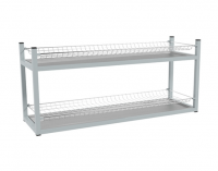 Стеллаж для стаканов 895х270х400 мм, окраш.